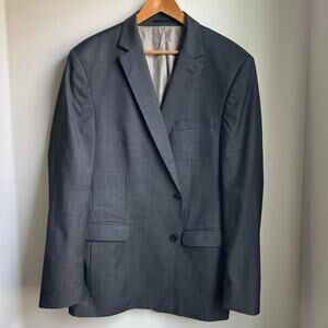 Paul Smith Reda Super 110s Wool Blazer Charcoal Gray 56